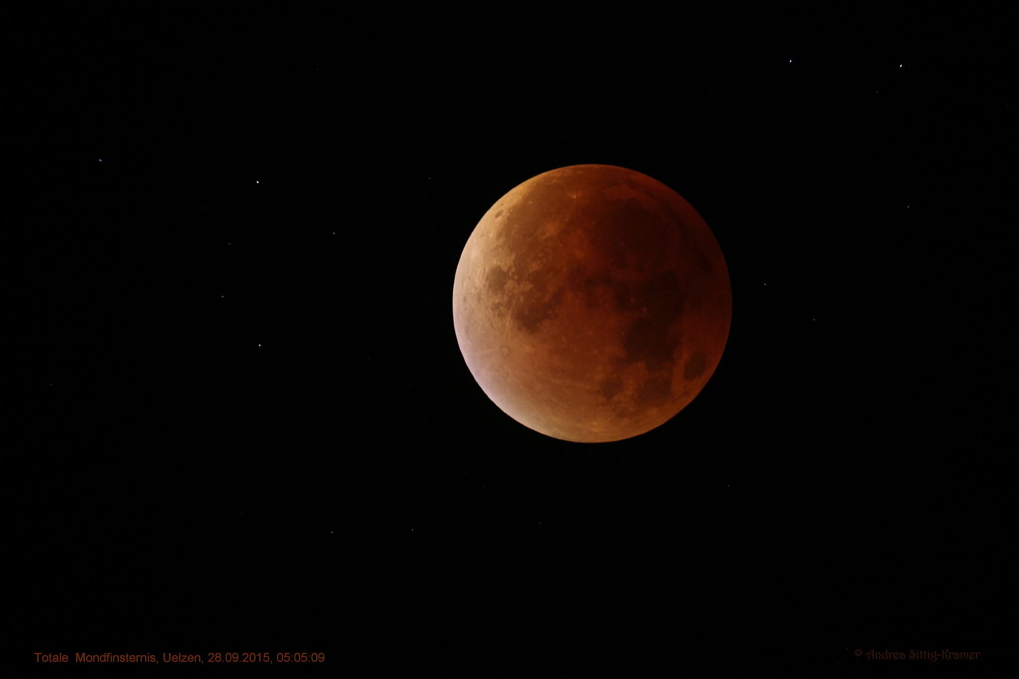 Super Blut Mond über Uelzen am 28 09 2015 Spektrum der Wissenschaft